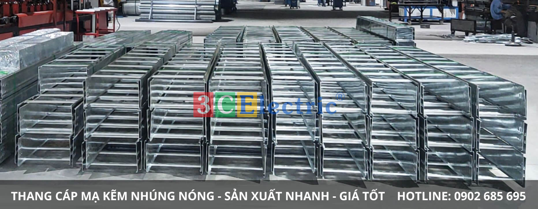 Kho thang cáp tại nhà máy 3CElectric