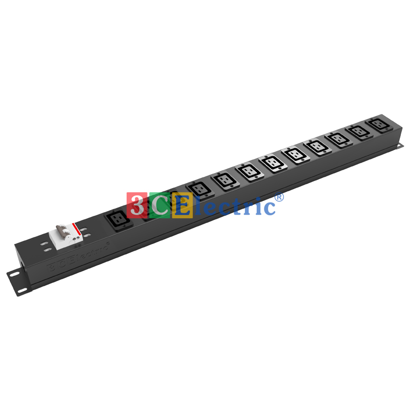 Thanh nguồn PDU 12 ổ C19 lắp dọc tủ rack 20U