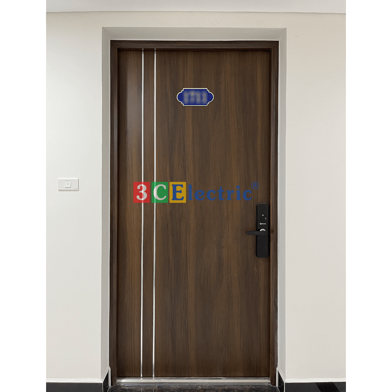 cửa ngăn cháy vân gỗ 1 cánh