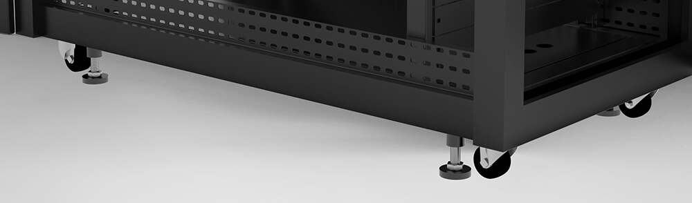 chân tăng bánh xe tủ rack 42U D1000