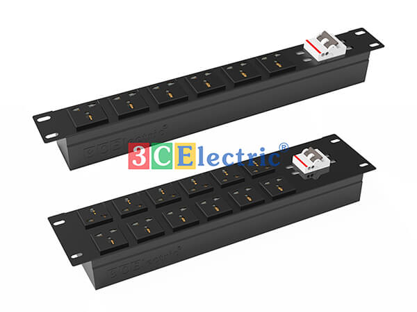 Thanh nguồn PDU, Ổ cắm chuẩn đa dụng, ổ cắm tủ rack đa dụng