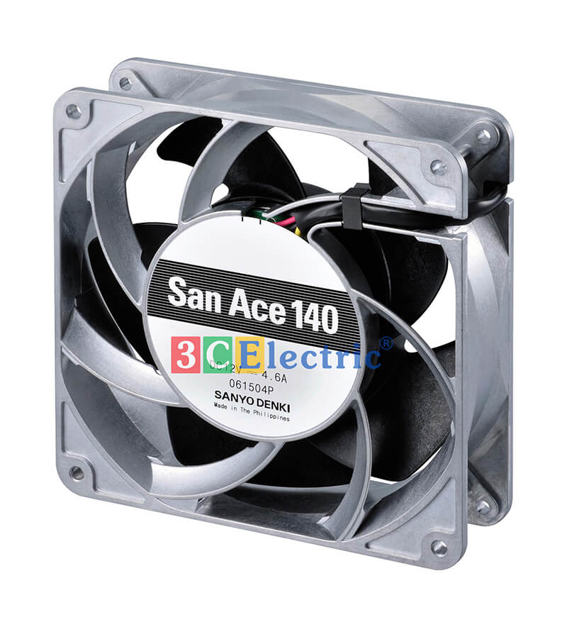 Quạt DC Sanyo Denki đường kính 140mm (48V)