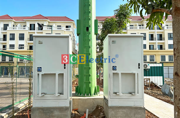 3CElectric cung cấp tủ BTS OutDoor tại Dự Án Vinhomes Ocean Park 2