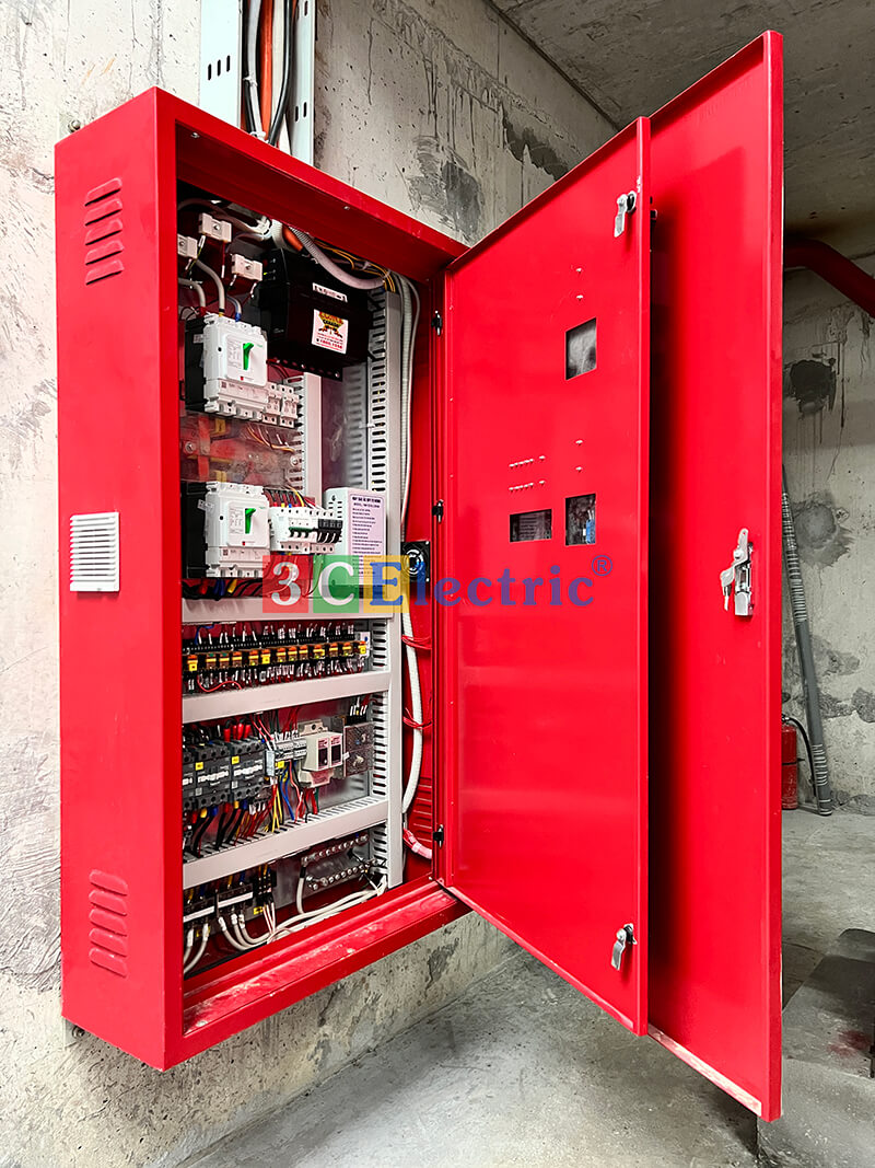 tủ điều khiển bơm PCCC cung cấp tủ điện điều khiển bơm phòng cháy