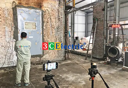 cửa chống cháy đốt kiểm định