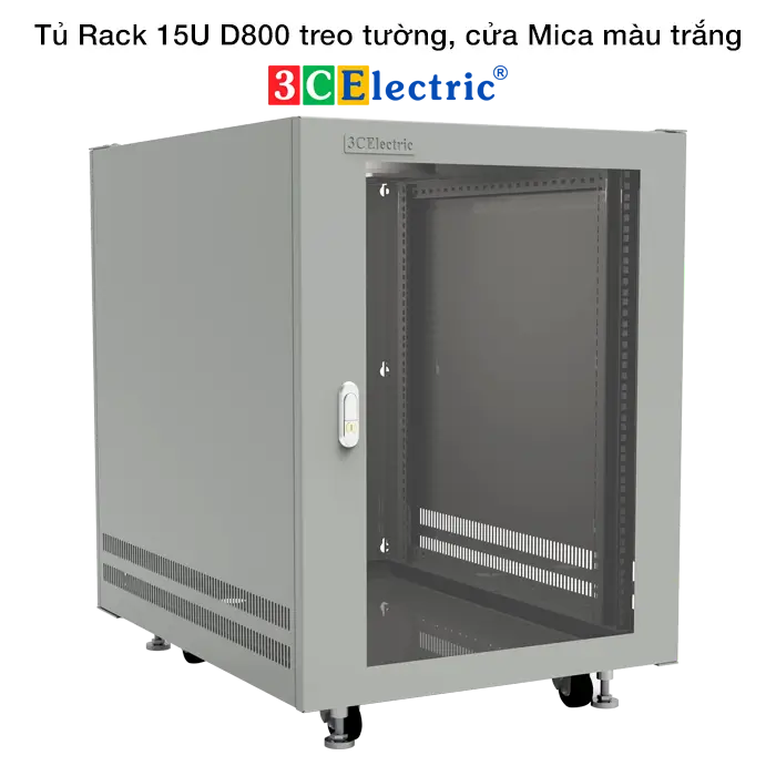 Tủ Rack 15U D800 treo tường
