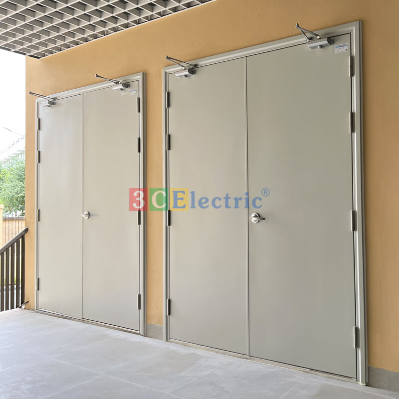 cửa đôi chống cháy 60 phút