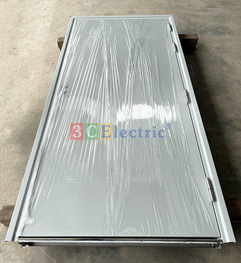 cửa chống cháy hơn 120 phút 1 cánh lắp ráp tại công trình