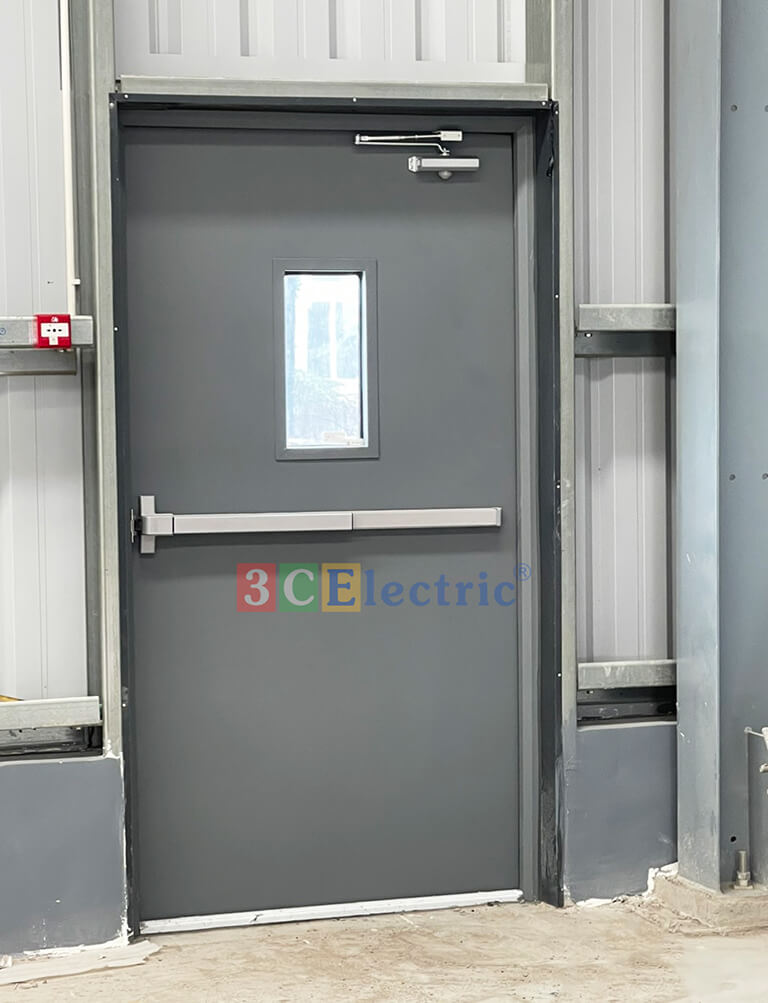 cửa chống cháy hơn 120 phút 1 cánh tại công trình