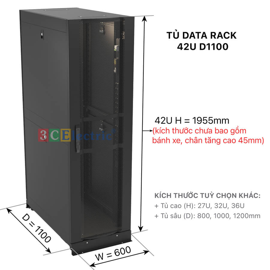 Tủ Data Rack: 3C-DR19 SERIES