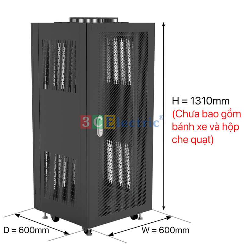 Tủ Rack 27U D600