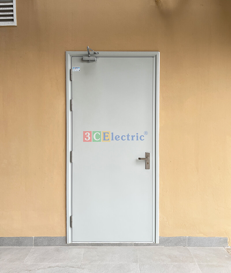 cửa chống cháy 90 phút 1 cánh tại công trình