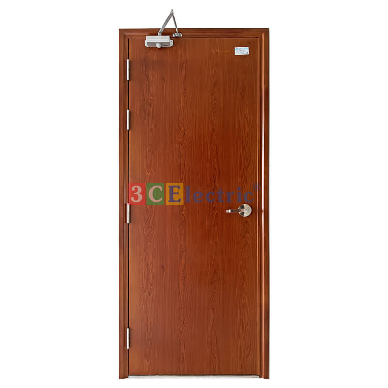 Cửa thép vân gỗ chống cháy 70 phút