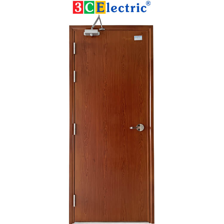 cửa chống cháy vân gỗ 1 cánh