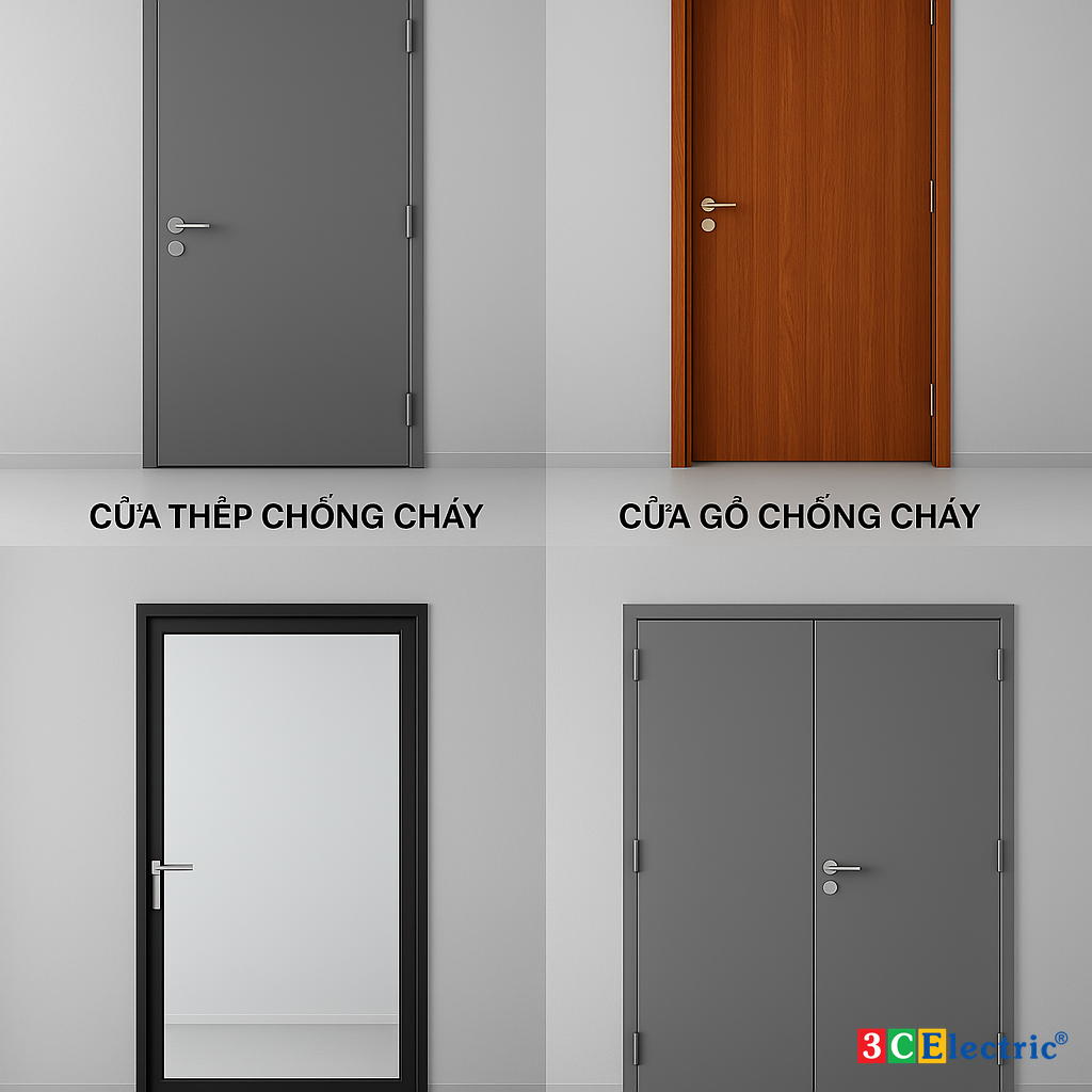 So sánh các loại cửa chống cháy – Nên chọn loại nào?