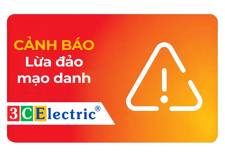Cảnh báo mạo danh, giả mạo 3CElectric