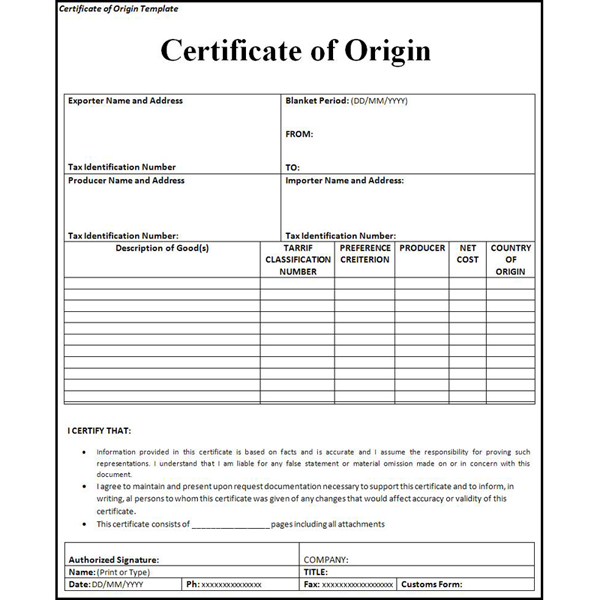 Giấy chứng nhận xuất xứ điện tử (eCO)