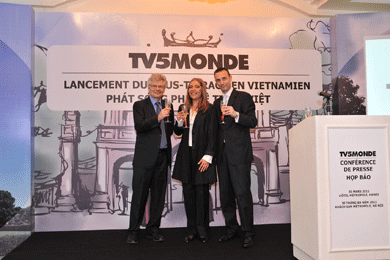 TV5MONDE phát sóng đường truyền thứ 3 tại khu vực châu Á –TBD