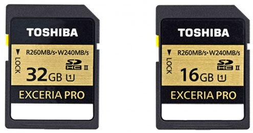 Thẻ nhớ Exceria Pro có tốc độ nhanh nhất