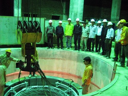Ba tổ máy thủy điện Sử Pán 2 đã phát điện ổn định