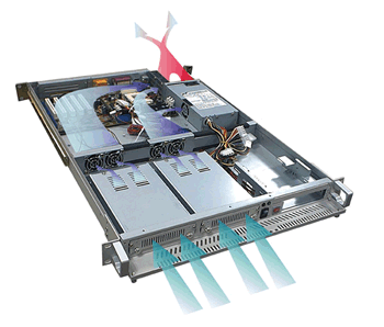 Cải thiện hiệu quả làm mát tủ rack với Airflow Management Blanking Panel